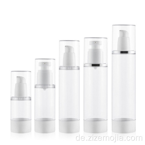 Klare Airless Pumpe Plastic Cosmetic Cream-Flaschen